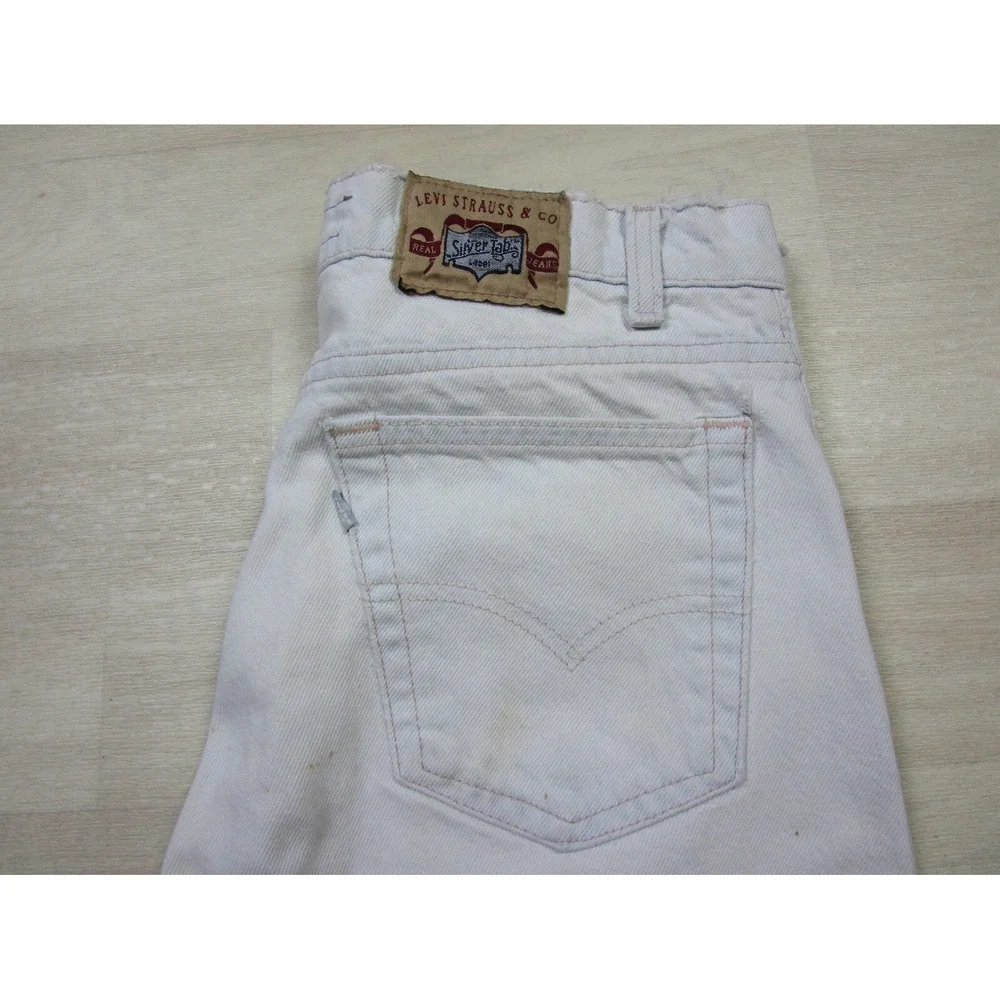 Levis 525 Silver Tab USA Vintage 90s Skater Jeans Light Wash 32x33.25 Straight‎